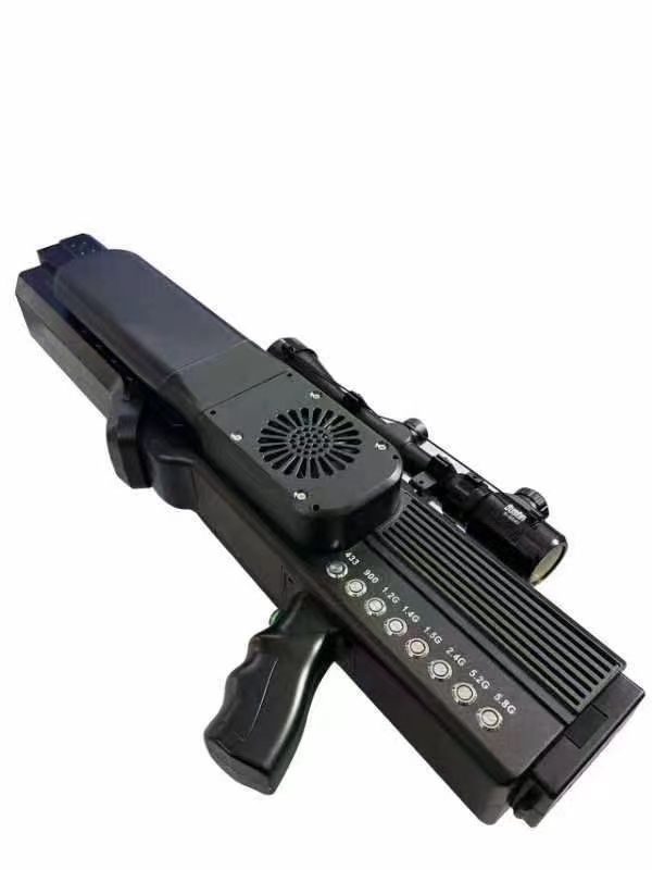  凤泉手持便携式枪型低空防御反制八通道